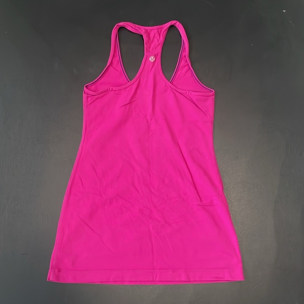 VGC Lululemon Cool Racerback - Raspberry - Approx. Size 2/4 - Picture 2 of 3